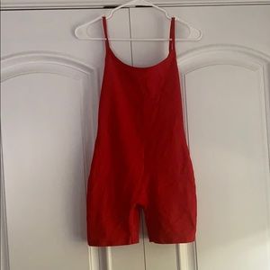 Solid Cami Unitard Rhomper